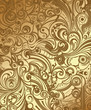 golden bubbles pattern