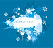 Winter abstract spots background with place for your text Winter abstract spots background with place for your text