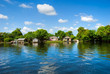 Floating House  on the Tonle Sap lake, Siem reap. Cambodia.