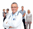 Family doctor on  a home visit