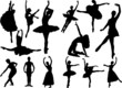 ballerinas collection - vector ballerinas collection - vector