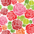 Valentine wallpaper pattern with rose design