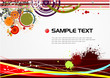 Grunge hi-tech background