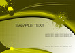 Green and Yellow grunge background