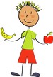 enfant fruit