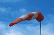 Windsack, leicht aufgeblasen