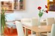 Blumenvase im Wohnraum