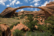 Der Landscape Arch im Arches National Park in Utah Der Landscape Arch im Arches National Park in Utah