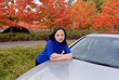 Woman and Car