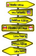 Wegweiserstern: Frankfurt/Main und die Welt mit Wegweiserstern: Frankfurt/Main und die Welt mit