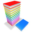 Colorful Books Pile