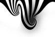 Abstract spiral with empty space