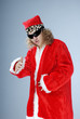 Santa Claus singing a rap or hip-hop