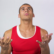 yOUNG MAN IMPLORING