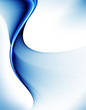 Illustration: Abstract illustration of wavy flowing energy Abstract illustration of wavy flowing energy