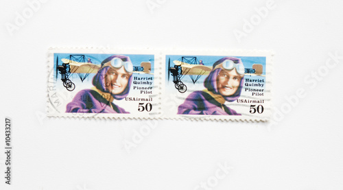 Photo: Double stamp of Harriet Quimbly Double stamp of Harriet Quimbly