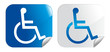 etiquette Handicap vecteur etiquette Handicap vecteur