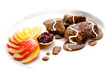 Deer steak with mushroom sauce and redcurrant