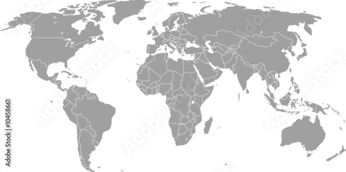 Vektor: Weltkarte (Vektorgrafik) Weltkarte (Vektorgrafik)