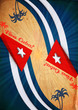 Viva Cuba the Dirty abstract creativity background