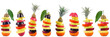 frutta in fila