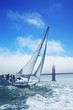 Beautiful yacht in San Francisco bay Beautiful yacht in San Francisco bay
