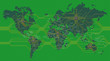 World map as mainboard.
