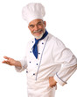 Photo: Portrait of happy attractive cook Portrait of happy attractive cook