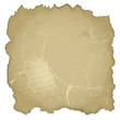 An old piece of paper with ragged edges