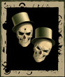 Two spiteful skulls