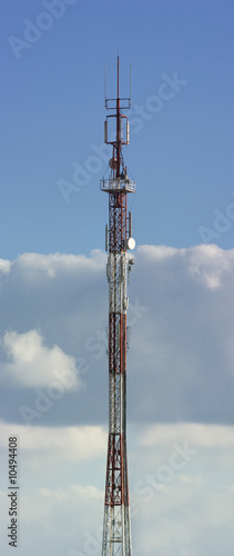 High rise antenna in sky