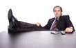 businessman relaxing