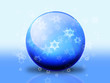 Illustration: Schneekugel Schneekugel