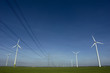 Germany, Wind wheels in field