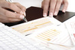 Person filling in a money transfer form