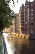 Germany, Hamburg, Speicherstadt, Canal scene