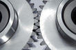 Cog wheels, close-up