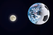 The world and football, composing