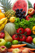 Group of different fruit and vegetables