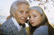 Grandmother and granddaughter