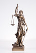 Statue of justice, close-up