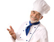 Portrait of happy attractive cook