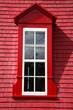 Colored red window Colored red window