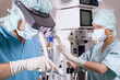 Surgeon in the operating room