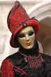 Italy, Venice, masked person