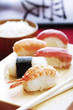 Different kind of Nigiri sushi