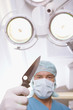 Surgeon with Surgeons Knife