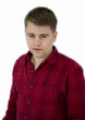 Attractive Caucasian Male Looking at Camera