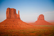 monument valley in evening light