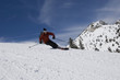 Skier Skiing Down Slope